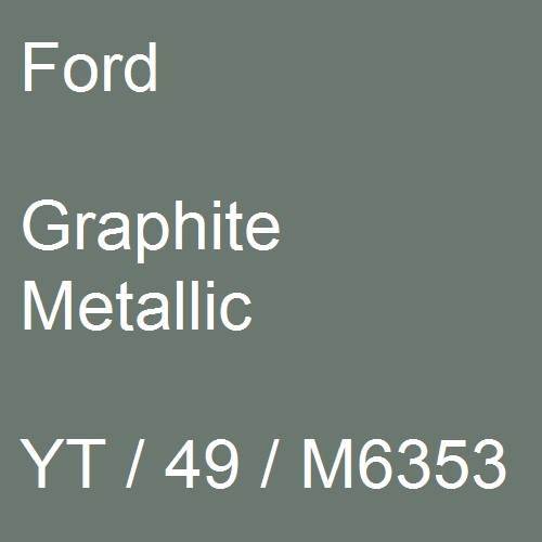 Ford, Graphite Metallic, YT / 49 / M6353.